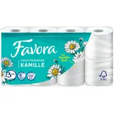 Favora Toilettenpapier Kamille 3 lagig 8 x 150 Blatt