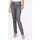 CREATION L Jerseyhose Lederimitat-Hose grau L