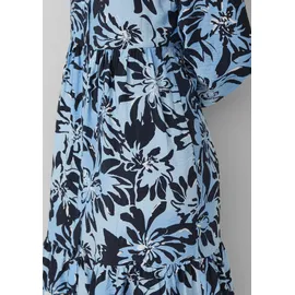 s.Oliver Midikleid Blau/Mehrfarbig 44