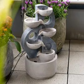 esotec Kaskadenbrunnen Granit-Design