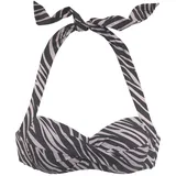LASCANA Bandeau-Bikini-Top Damen Schwarz 34 Cup B