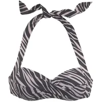 LASCANA Bandeau-Bikini-Top Damen Schwarz 34 Cup B