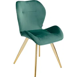 Kare Stuhl Viva Polyester dunkelgrün 2er Set