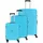 Travelite Orbita Koffer-Set 3-tlg. türkis/ blau/ grau