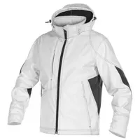 DASSY Softshell-Jacke, WEIß/ANTHRAZITGRAU, Gr. 4XL,