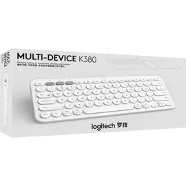 Logitech K380 DE grauweiß