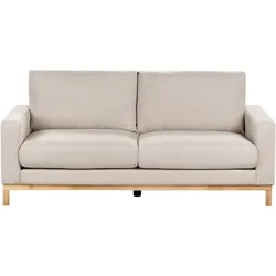 2-Sitzer Sofa beige / hellbraun SIGGARD