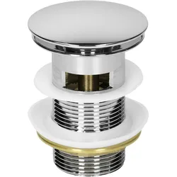 LuxeBath Ablaufgarnitur für Waschbecken Waschtisch Ablauf Abfluss Ventil Pop Up Chrom