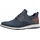 Rieker Herren Slipper Blau/Schwarz 44
