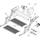 Thule Abdeckkappe für Motor 1500600410 passend für Thule Double Step