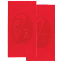 SC Freiburg Gästehandtuch 2023 rot/weiß Herren 50x100 cm