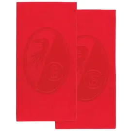 SC Freiburg Gästehandtuch 2023 rot/weiß Herren 50x100 cm