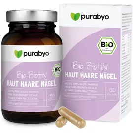 Purabyo BIO Biotin Haut, Haare, Nägel Kapseln 60 St.