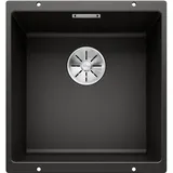 Blanco Subline 400-U links Unterbau schwarz Handbetätigung 430 x 460 mm