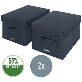 Leitz Aufbewahrungsboxen grau 19,0 x 28,5 x 16,0 cm