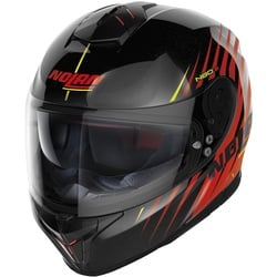 Nolan N80-8 Kosmos N-Com Helm, zwart-rood, 2XL Voorman