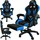 MT MALATEC Gaming-Stuhl - Schwarz und Blau Dunmoon