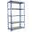 Simonrack 2000x1000x400 mm 5 Ebenen Metallboden 180 kg Biegepunkt Blau/Verzinkt Simonclick