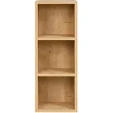 furni24 Bücherregal 30 x 24 x 80 cm Saphir Eiche
