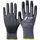 AS Arbeitsschutz GmbH Handschuhe 8700ESD3D Gr.10 grau/schwarz EN 388/EN 407/EN 16350 PSA II