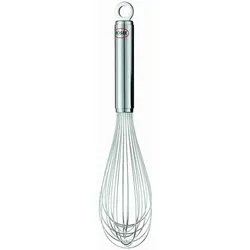 Schneebesen RÖSLE, silber (edelstahlfarben), L: 32cm, Edelstahl 18/10, Schneebesen, Schlagbesen in Profi-Qualität, Edelstahl 18/10, spülmaschinengeeignet