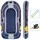 BESTWAY Schlauchboot mit Pumpe und Rudern Blau
