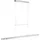 Selltec 3-flg. 120-179 cm höhenverstellbar Silber
