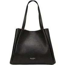 Marc O'Polo Shopper Tasche M Leder 50 cm schwarz