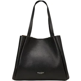Marc O'Polo Shopper Tasche M Leder 50 cm schwarz