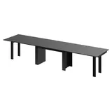 Design Esstisch Tisch HMA-111 XXL ausziehbar 170 bis 410 cm Esszimmer - Schwarz
