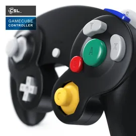 CSL Nintendo-Controller Gamepad schwarz GameCube / Wii