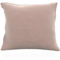 Intirilife 2x Kissenbezug Kissenbezüge aus Samt 40x40 cm in Rosa - Bezüge für Sofakissen Zierkissen Couchkissen Dekokissen