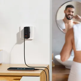 Baseus GaN5 Pro Quick Wall Charger C+U, PD3.0, QC4.0 +, AFC, 100W EU White (CCGP090202)