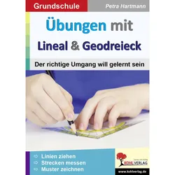 Übungen Mit Lineal & Geodreieck - Petra Hartmann  Kartoniert (TB)