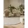 benuta pure Rocco Ø 200 cm beige / schwarz