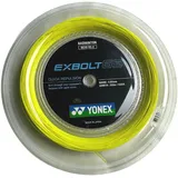 Yonex Exbolt 65 Badminton-Schnur, gelb, 200 m)