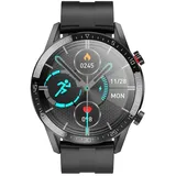 HOCO Y2 Pro Smart 40 mm BT Kunststoffgehäuse Schwarz Sportarmband Schwarz M