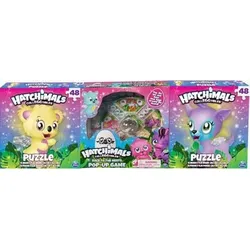 SPIN MASTER 15893 GAMES Hatchimals 3er Pack Spielesammlung Bundle