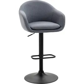 Homcom Barhocker 54 x 54 x 92-112 cm Dunkelgrau