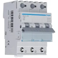 Hager Leitungsschutzschalter 3p. C-16A 6kA 3M QC MCS316