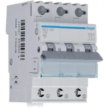 Hager Leitungsschutzschalter 3p. C-16A 6kA 3M QC MCS316