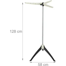 Relaxdays Hemden Wäscheständer, für 33 Bügel