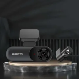 DDPai Mola N3 Pro, 1600p/30fps + 1080p/25fps (WLAN, GPS-Empfänger, Akku, Beschleunigungssensor, Eingebaute Anzeige, Full HD), Dashcam, Schwarz