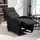 Homcom Fernsehsessel mit Liegefunktion Polyester 67 x 98 x 87 cm Schwarz