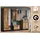 Home Affaire Elda Garderoben-Set 249 x 195 x 39 cm Schwarz