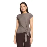 Cartoon Kurzarmshirt Braun 40