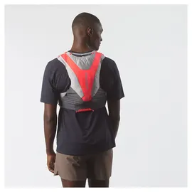 Salomon Adv Skin 5l Trinkweste - Castelrock / Alloy / Neon Flame - XS