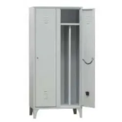 Umkleideschrank Schwarz-Weiß-Trennung h748_07