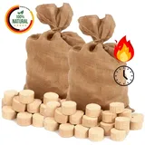 Floranica Kaminholz Gepresste 100% Holzbriketts Hohe Brennwert Raucharm, 12.5 kg, (2-St), Briketts für Kamin Ofen Grill