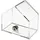 HMF Spendenbox 13,8 x 12,5 x 9 cm 13-tlg. transparent weiß